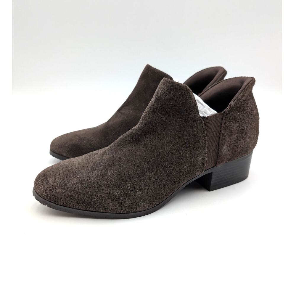 Reaction Kenneth Cole Serafina Ankle Bootie Women's Chocolate Size US10M EU40.5